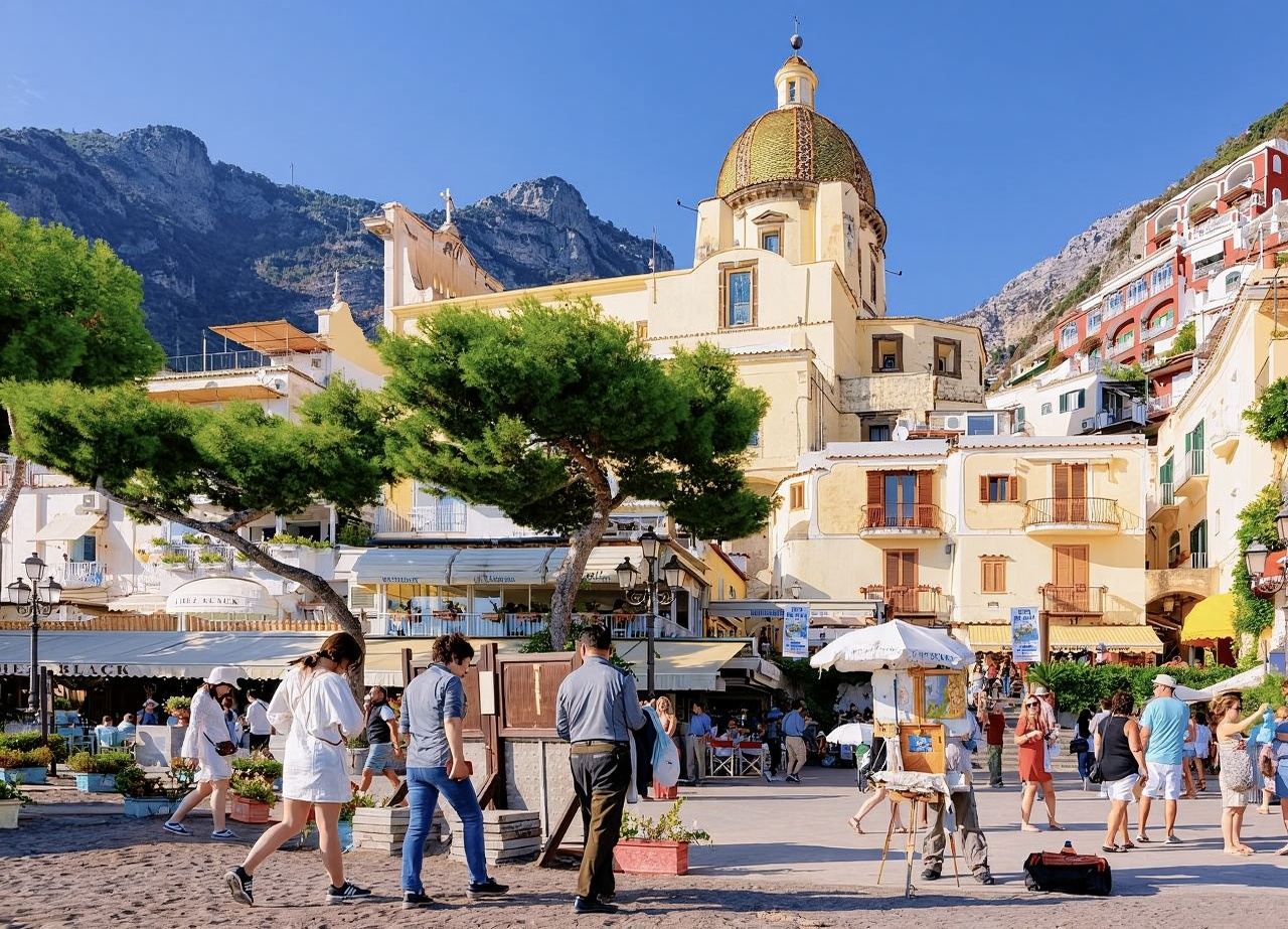 tour di un giorno al Parco Archeologico di Pompei, Costiera Amalfitana e Positano da Roma