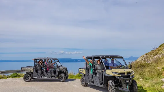 Makarska: Baggy Skywalk & Aussichtspunkt Biokovo Tour