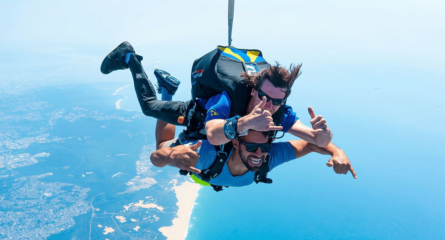 From Sydney: Tandem Skydive Experience over Newcastle Beach