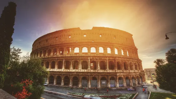 Tour al tramonto del Colosseo con ingresso