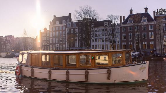 Amsterdam: Du thuyền trên kênh đào 2 giờ bao gồm đồ uống và đồ ăn nhẹ kiểu Hà Lan