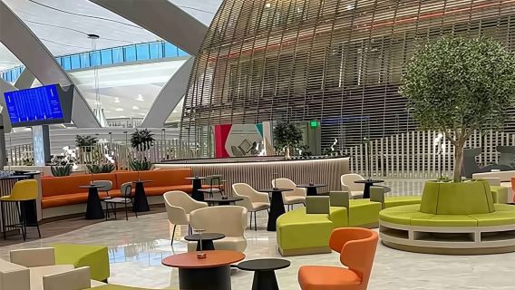 AUH Abu Dhabi international airport lounge PEARL VIP lounge 24 hrs operation transit overnight with meal