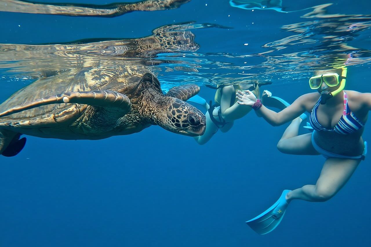  Private Beginner Paddleboard Lesson with Snorkel in Turtle Town