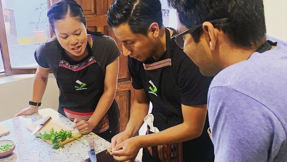 Traditional Bolivian Cooking Class w/ Cocktail Making by La Boca del Sapo, Sucre