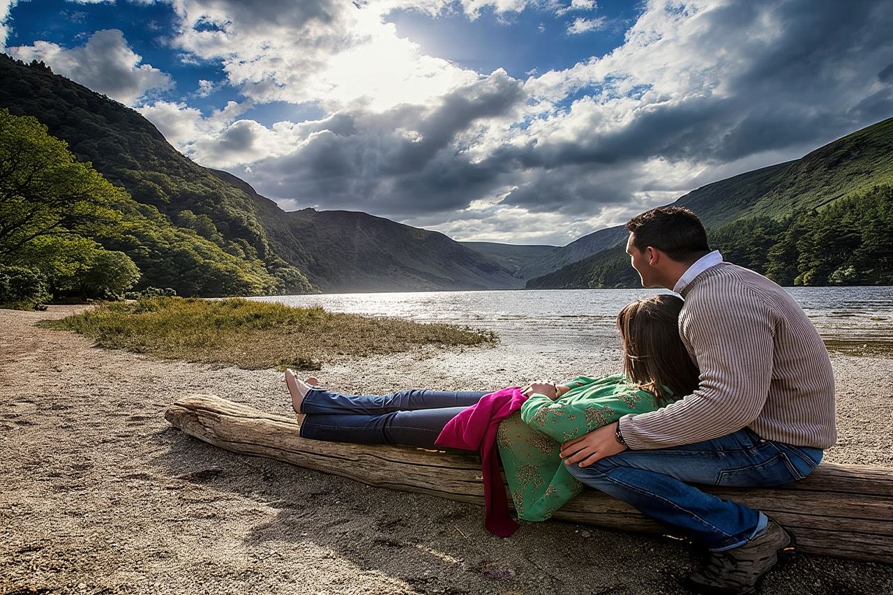 Dublin to Kilkenny, Wicklow, Glendalough, Laragh Sheep Dog Trial