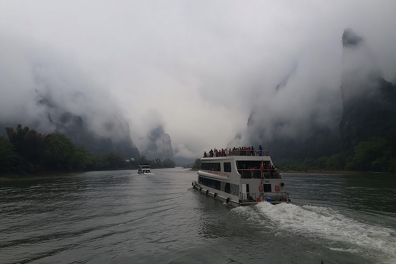 1-Day Relaxing Li River Cruise Private Tour With the English Speaking Driver