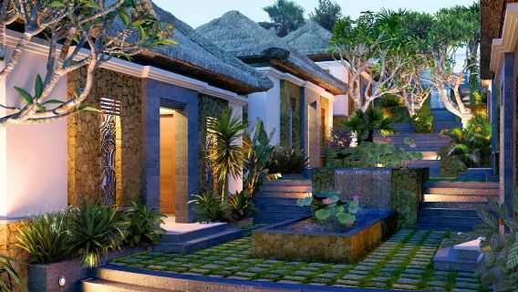 Bali SPA massage 5-star Zen family spa Lulur essential oil hot stone villa club