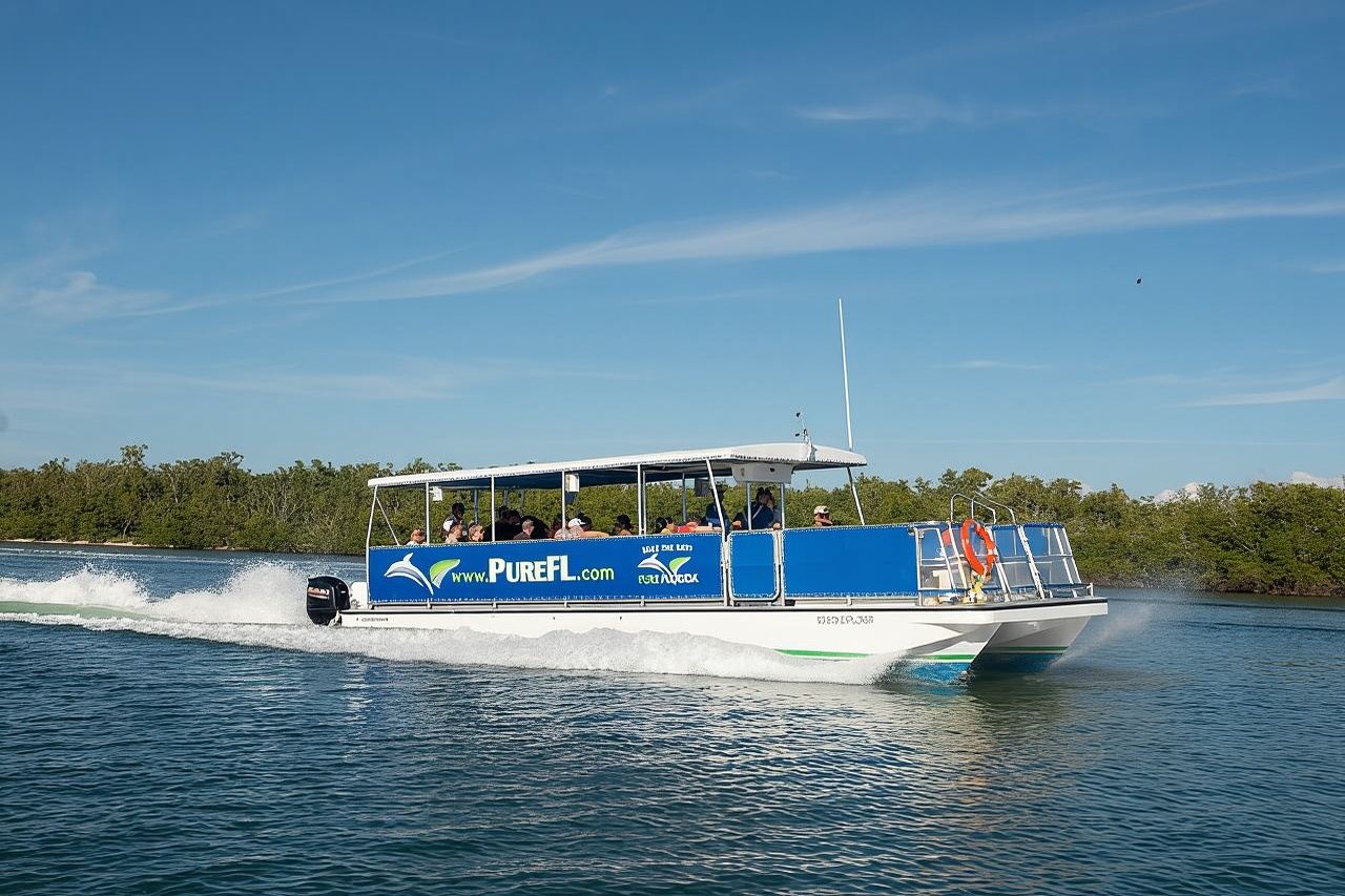 Crociera ecologica per l'osservazione dei delfini e la raccolta di conchiglie all'isola di Keewaydin