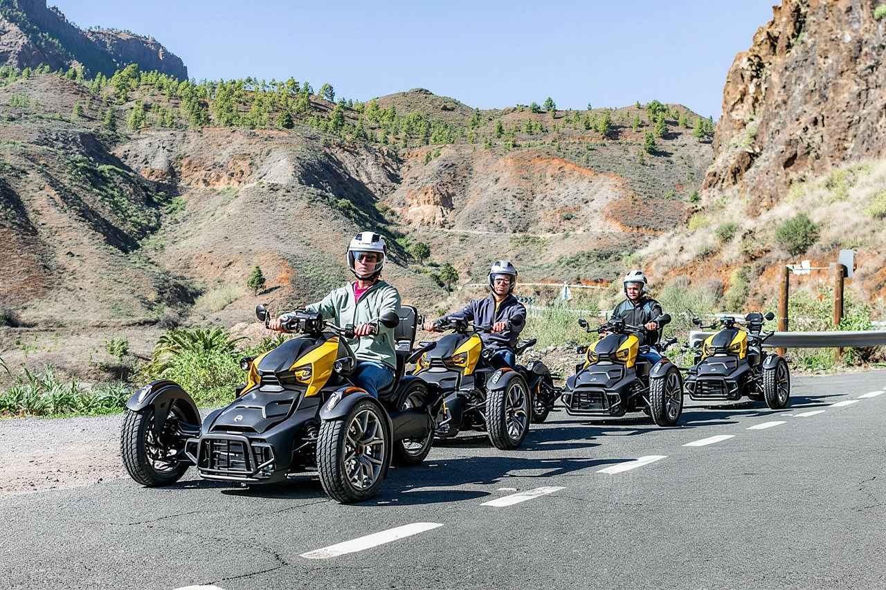 Tour en moto de 3 ruedas tipo quad/buggy por Gran Canaria (Maspalomas)
