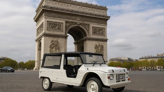París clásico y romántico: recorrido de 1 hora en un Méhari eléctrico