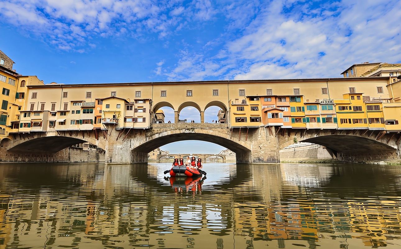 Firenze: crociera in rafting sul Pontevecchio e sulle attrazioni della città