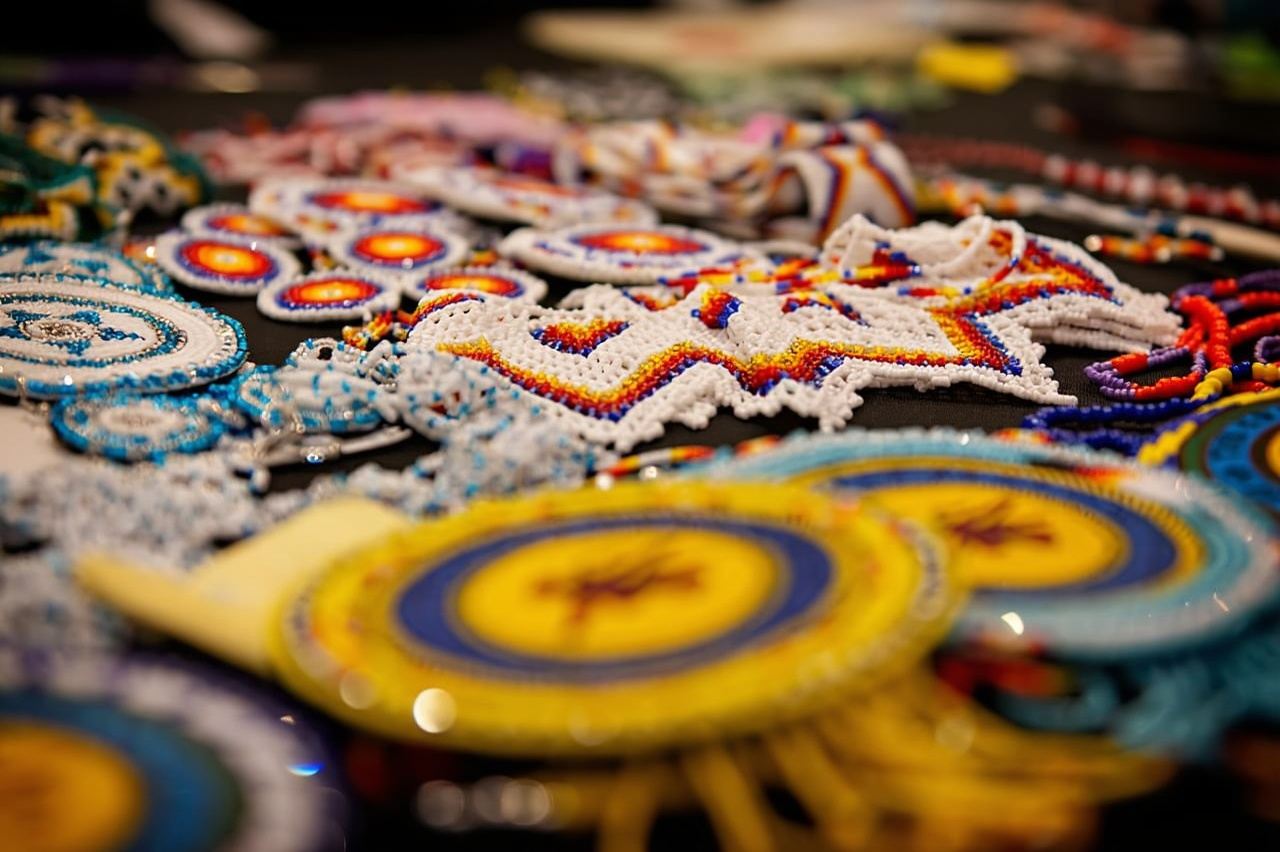 Kigali: Traditionelle Perlenstickerei