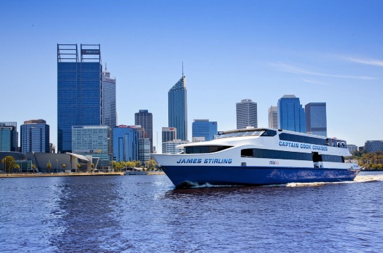 Tur Kapal Pesiar Kapten Cook - Pilihan Pulang Pergi Perth/Fremantle - Captain Cook Cruises Antara Pe