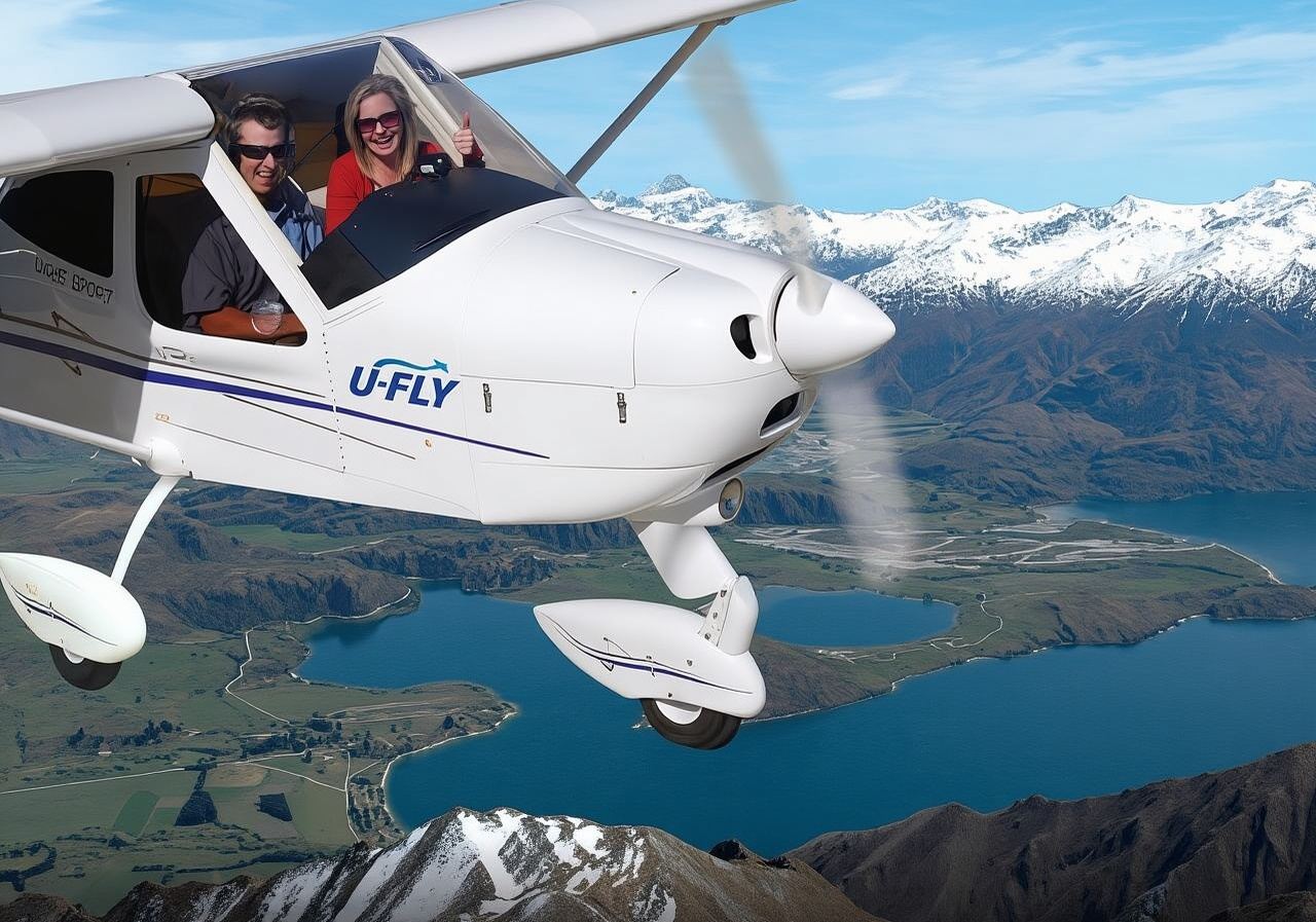 New Zealand Wanaka U-Fly Airplane Experience/Single-Engine Fixed-Wing Aircraft [Optional Chinese Instructor + Multiple Time Slots Available]