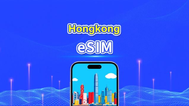 Hongkong eSIM | 5G/4G | Dagspaket/datapaket | 1-30 dagar | Avgift per kalenderdag | QR-kod