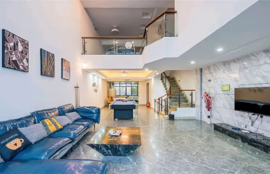 從化溫泉富力泉溫泉別墅轟趴·過夜露營【溫泉泡池+KTV+麻雀+燒烤+廚房+私家花園】