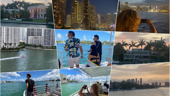Miami full-day sightseeing bus tour with 90-minute cruise and Everglades airboat