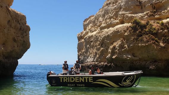 Desde Armação de Pêra: tour en barco por las cuevas y playas de Benagil