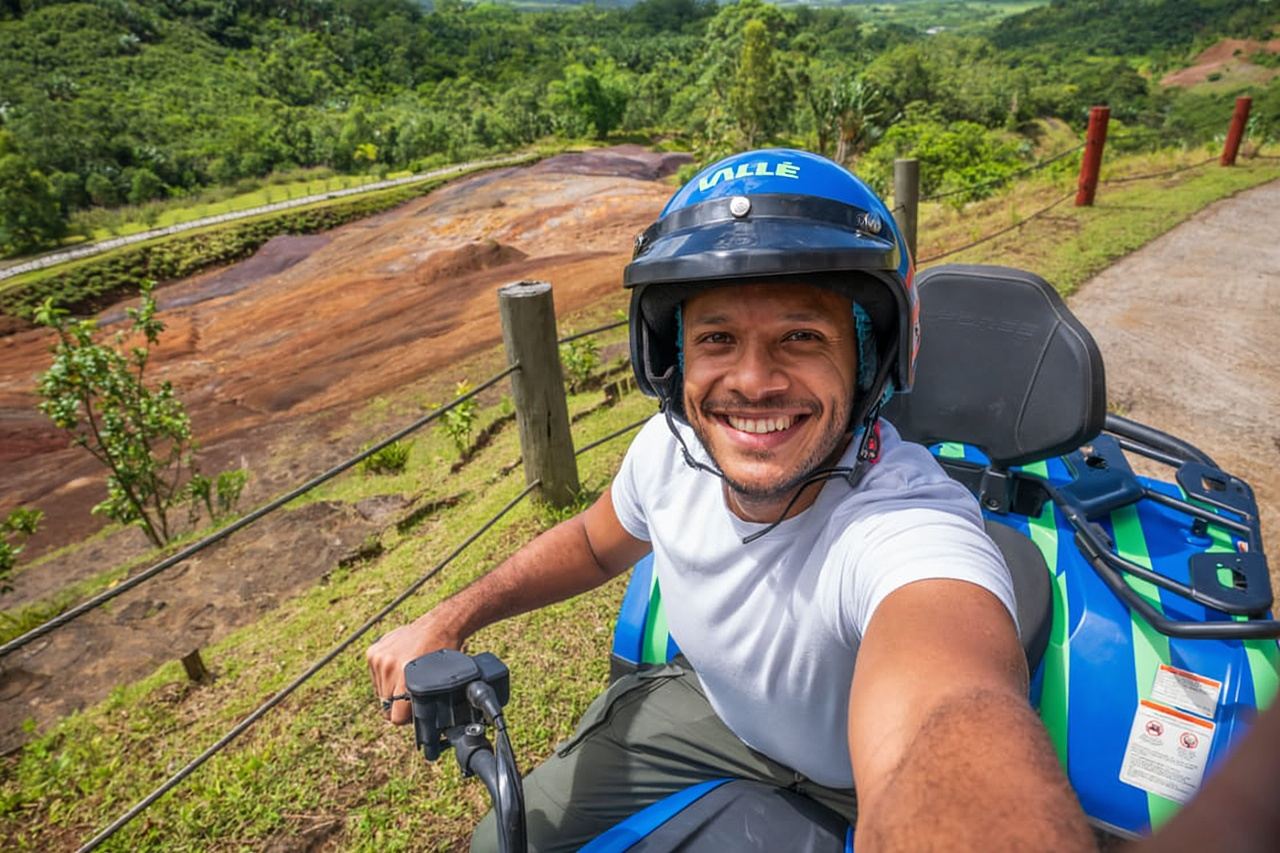 Mauritius: Discovery Quad Single at Vallé Advenature Park