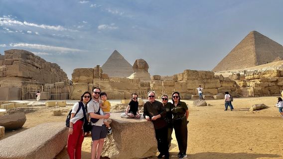 Half Day Tour Giza Pyramids &Great Sphinx with Private Tour Guide