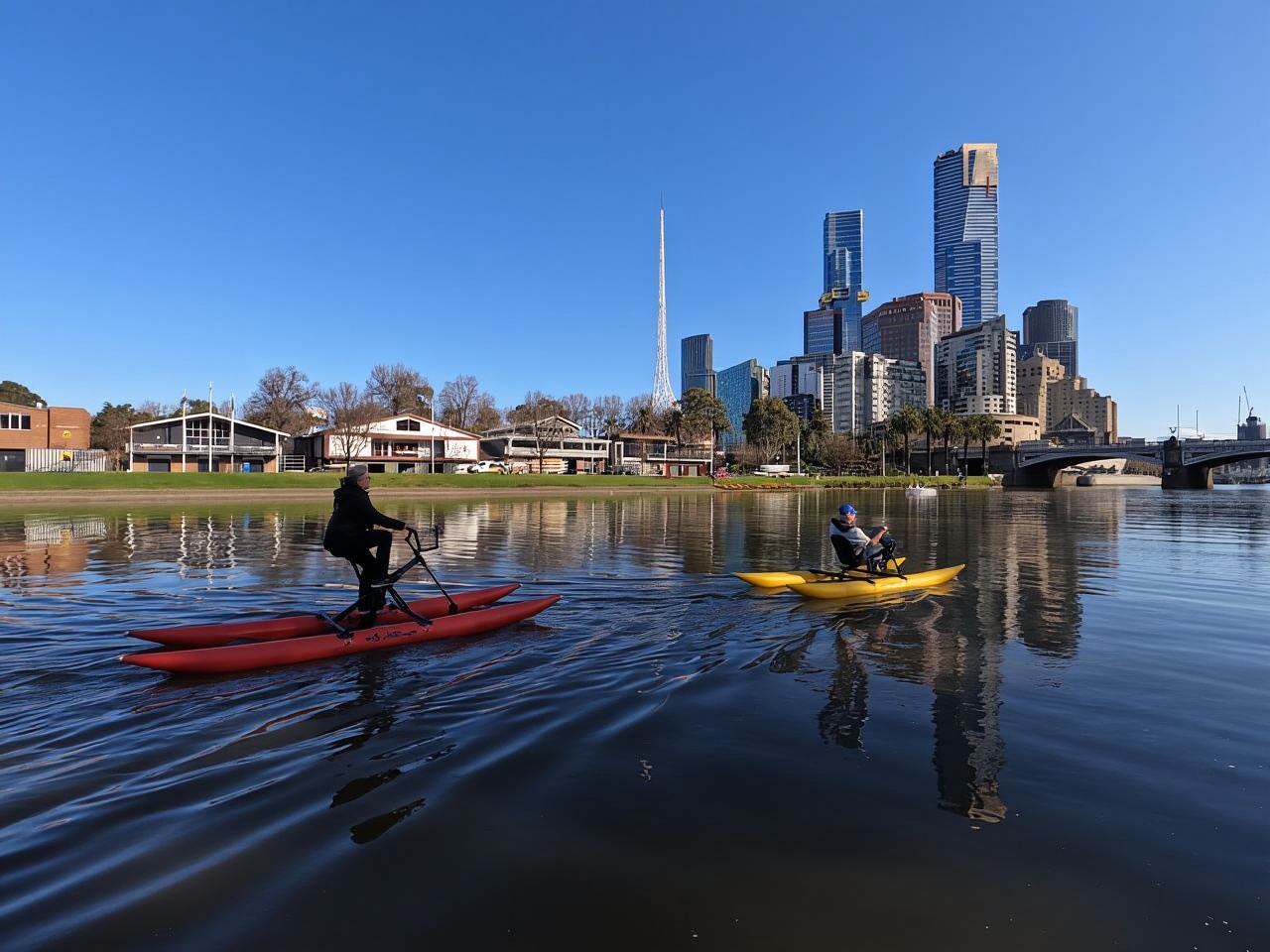 Yarra River, Melbourne Waterbike Tour