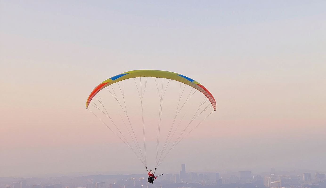 平頂山滑翔傘飛行體驗【河南平頂山蜘蛛山滑翔傘飛行體驗】