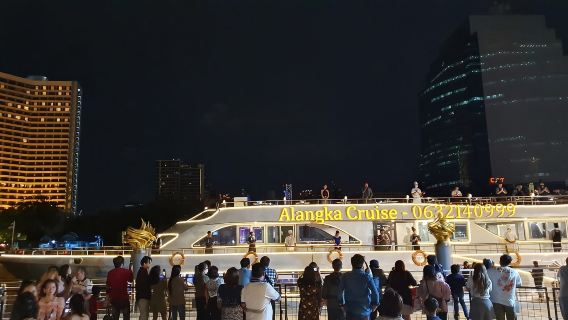 ALANGKA เรือกลางคืนล่องแม่น้ำเจ้าพระยา (ขึ้นเรือที่ไอคอนสยาม)