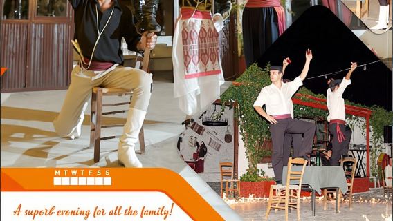 Heraklion:Cretan Evening with Traditional Dinner&Dance Show