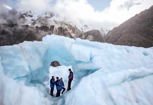 New Zealand Fox Glacier HELI-HIKE Glacier Helicopter Sightseeing + Hiking Rapid Ticketing + Professional Equipment