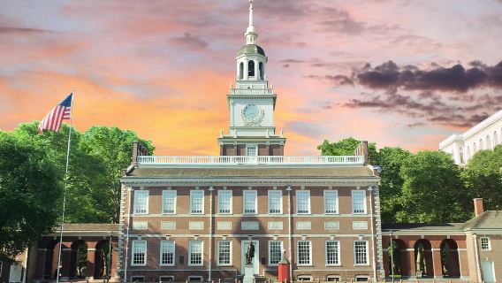 魔幻花園+獨立紀念館+自由鍾+老城+美國鑄幣廠+藝術博物館