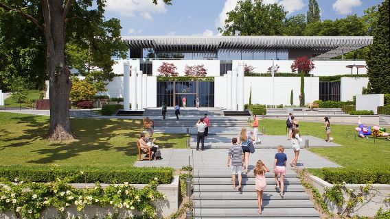 Eintrittskarte für das Olympische Museum in Lausanne