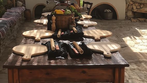 Region Chania: Kochkurs auf einem Bauernhof im Dorf Stylos