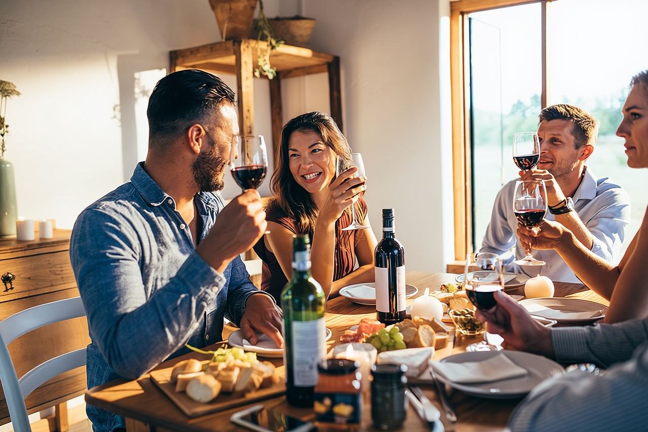 Amanti del vino: godetevi un pranzo in campagna con vini deliziosi!