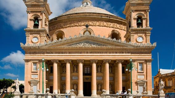 Malta Private tour: 5hr Mosta Dome, Mdina, Dingli Cliff's & Blue Grotto