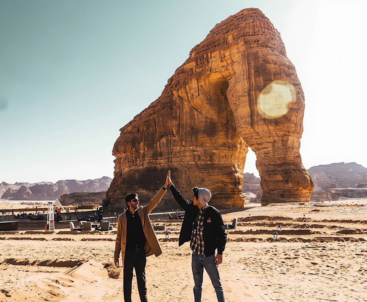 Al Ula guided tour to Elephant Rock