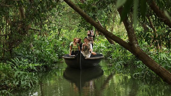 Full Day Backwater Village Punting Boat Cruise
