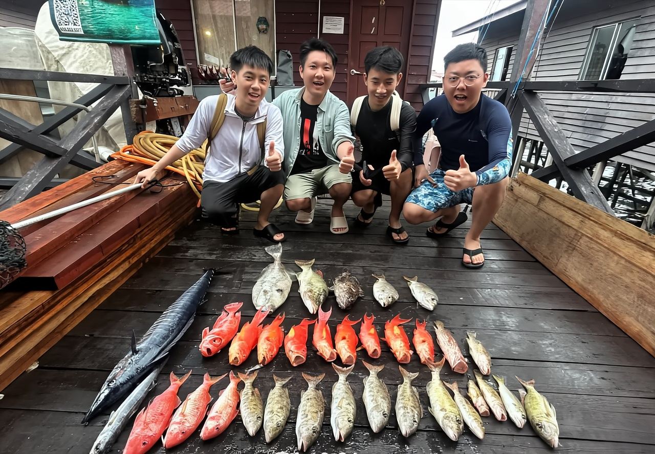 Tour giornaliero di pesca a Semporna, Sabah, Malesia: facile da pescare anche senza esperienza