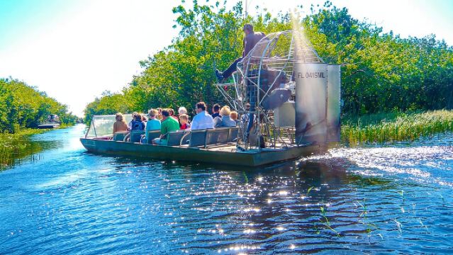 Everglades-Airboat-Safari-Abenteuer inklusive Transport