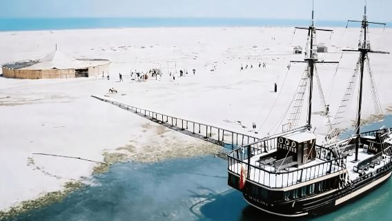 Djerba: Pirate Boat-Trip to Flamingo Island with Lunch