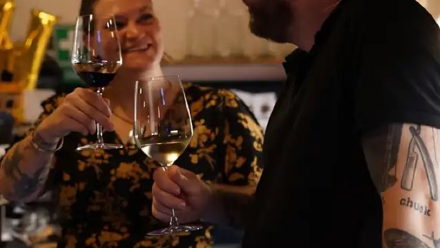 8-Tier Hungarian Wine Tasting in a Cozy Downtown Wine Bar