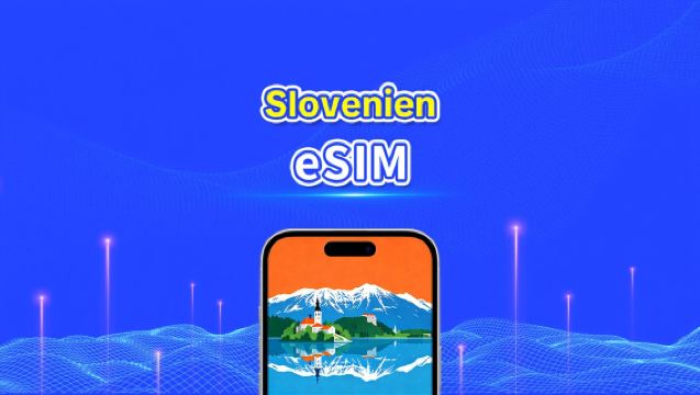 Slovenien eSIM | Höghastighetsdata | 5G/4G | Dagspaket/Datapaket | 24 timmar | 1-30 dagar | QR-kod