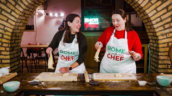 2-in-1 Pasta & Tiramisu Cooking Masterclass in Rome