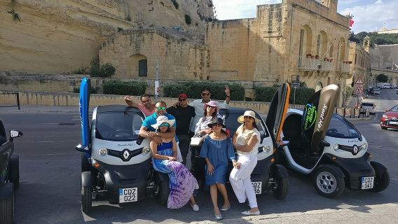 FULL Day Eco Twizy 2 seater self drive Malta tour