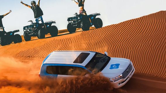 Dubai: Safari Gurun Setengah Hari, Unta, Sepeda Quad & Minuman Ringan