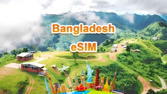 Bangladesh 4G eSIM|Total package|Total 1GB-30GB|3-30 days|QR code
