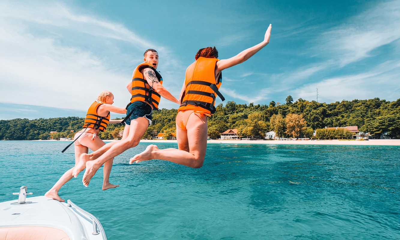 Depart from Bangkok and visit Pattaya's Grand Island for snorkeling, water slides, and a seafood mea