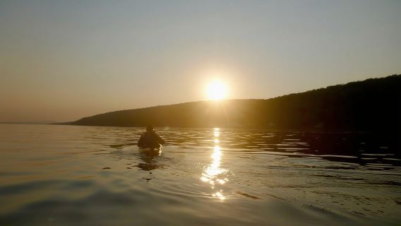 Tur Kayak Laut Saat Matahari Terbenam di Kota Quebec dengan Anggur Mapple