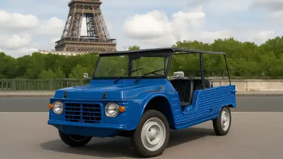 經典浪漫的巴黎：乘坐電動梅哈里 1 小時遊覽