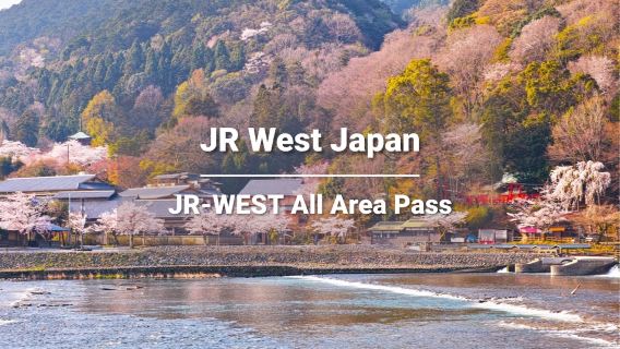 JR PASS Pas Keretapi Semua Kawasan Jepun Barat 7 Hari (e-tiket)