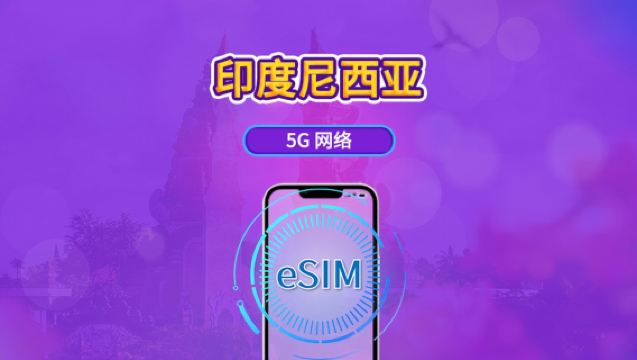 Indonesia | 4G/5G eSIM | Päivittäiset datapaketit | 24 tunnin laskutus | Valittavana 1–30 päivää | QR-koodi